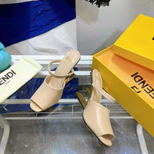 Load image into Gallery viewer, Fendi Women First Pink Leather High-Heeled Sandals
