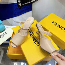 Load image into Gallery viewer, Fendi Women First Pink Leather High-Heeled Sandals