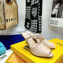 Load image into Gallery viewer, Fendi Women First Pink Leather High-Heeled Sandals