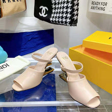Load image into Gallery viewer, Fendi Women First Pink Leather High-Heeled Sandals
