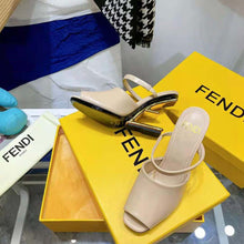 Load image into Gallery viewer, Fendi Women First Pink Leather High-Heeled Sandals