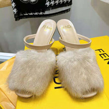 Load image into Gallery viewer, Fendi Women First Pink Mink High-Heeled Sandals