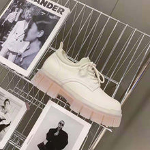 Load image into Gallery viewer, Fendi Women Force Beige Leather Lace-Ups