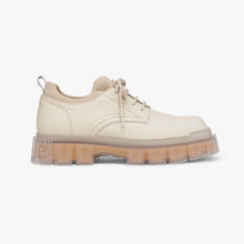 Load image into Gallery viewer, Fendi Women Force Beige Leather Lace-Ups