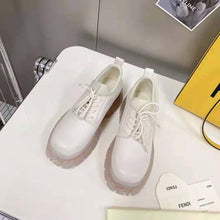 Load image into Gallery viewer, Fendi Women Force Beige Leather Lace-Ups