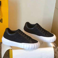 Load image into Gallery viewer, Fendi Women Force Black Fabric Low-Top Sneakers