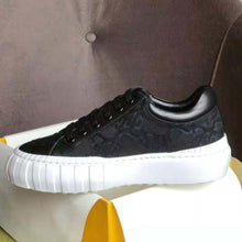 Load image into Gallery viewer, Fendi Women Force Black Fabric Low-Top Sneakers