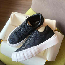 Load image into Gallery viewer, Fendi Women Force Black Fabric Low-Top Sneakers