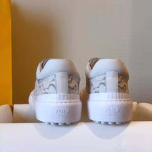 Load image into Gallery viewer, Fendi Women Force White Fabric Low-Top Sneakers
