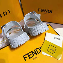 Load image into Gallery viewer, Fendi Women Sandals White Fabric Sandals