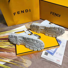 Load image into Gallery viewer, Fendi Women Sandals White Fabric Sandals