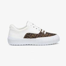 Load image into Gallery viewer, Fendi Women Sneakers Brown Fabric Low-Tops-White