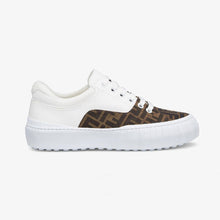 Load image into Gallery viewer, Fendi Women Sneakers Brown Fabric Low-Tops-White