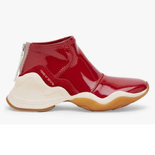 Load image into Gallery viewer, Fendi Women Sneakers Snug-Fit FFluid Sneakers Glossy Red Neoprene
