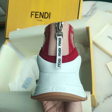 Load image into Gallery viewer, Fendi Women Sneakers Snug-Fit FFluid Sneakers Glossy Red Neoprene