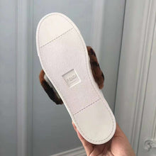 Load image into Gallery viewer, Fendi Women Sneakers White Leather Slip-ons Calfskin Sheepskin