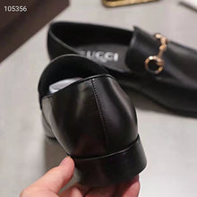 Load image into Gallery viewer, Gucci GG Men Gucci Jordaan Leather Loafer Black Leather Horsebit Blake Construction