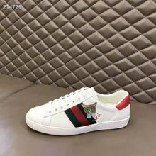 Load image into Gallery viewer, Gucci GG Unisex Ace Sneaker Cat Green Red Web Gucci Cat Embroidery