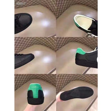 Load image into Gallery viewer, Gucci GG Unisex Ace Sneaker Interlocking G Black Leather 1.5 cm Heel
