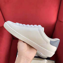 Load image into Gallery viewer, Gucci GG Unisex Ace Sneaker Perforated Interlocking G White Leather