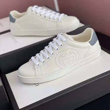 Load image into Gallery viewer, Gucci GG Unisex Ace Sneaker Perforated Interlocking G White Leather