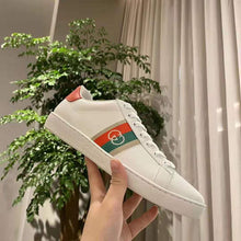 Load image into Gallery viewer, Gucci GG Unisex Ace Sneaker with Interlocking G House Web White Leather