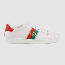 Load image into Gallery viewer, Gucci GG Unisex Ace Sneaker with Interlocking G House Web White Leather