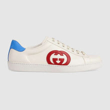 Load image into Gallery viewer, Gucci GG Unisex Ace Sneaker with Interlocking G Patch White Leather