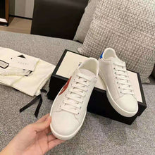 Load image into Gallery viewer, Gucci GG Unisex Ace Sneaker with Interlocking G Patch White Leather