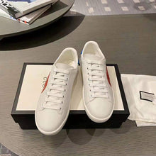 Load image into Gallery viewer, Gucci GG Unisex Ace Sneaker with Interlocking G Patch White Leather