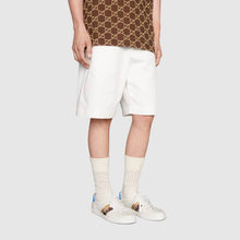 Load image into Gallery viewer, Gucci GG Unisex Ace Sneaker with Interlocking G White Leather Light Blue