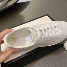 Load image into Gallery viewer, Gucci GG Unisex Ace Sneaker with Interlocking G White Scrap Less Leather