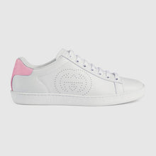 Load image into Gallery viewer, Gucci GG Unisex Ace Sneaker with Interlocking G White Scrap Less Leather
