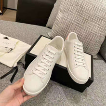 Load image into Gallery viewer, Gucci GG Unisex Ace Sneaker with Interlocking G White Scrap Less Leather
