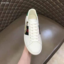 Load image into Gallery viewer, Gucci GG Unisex Bananya Ace Sneaker White Leather with Green and Red Web