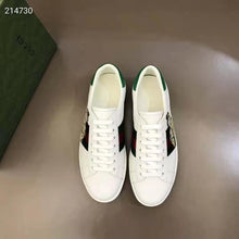 Load image into Gallery viewer, Gucci GG Unisex Bananya Ace Sneaker White Leather with Green and Red Web