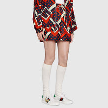 Load image into Gallery viewer, Gucci GG Unisex Bananya Ace Sneaker White Leather with Green and Red Web