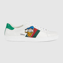 Load image into Gallery viewer, Gucci GG Unisex Disney x Gucci Donald Duck Ace Sneaker White Leather