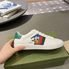 Load image into Gallery viewer, Gucci GG Unisex Disney x Gucci Donald Duck Ace Sneaker White Leather