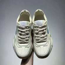 Load image into Gallery viewer, Gucci GG Unisex Disney x Gucci Donald Duck Rhyton Sneaker Ivory Leather