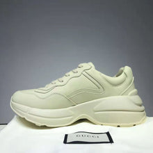 Load image into Gallery viewer, Gucci GG Unisex Disney x Gucci Donald Duck Rhyton Sneaker Ivory Leather