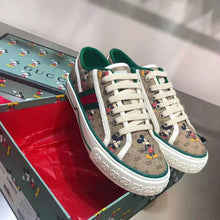 Load image into Gallery viewer, Gucci GG Unisex Disney x Gucci Tennis 1977 Sneaker Web GG Canvas Mickey Mouse