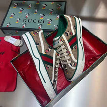 Load image into Gallery viewer, Gucci GG Unisex Disney x Gucci Tennis 1977 Sneaker Web GG Canvas Mickey Mouse