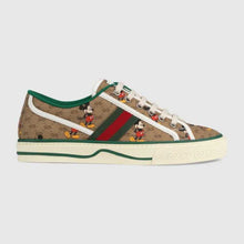 Load image into Gallery viewer, Gucci GG Unisex Disney x Gucci Tennis 1977 Sneaker Web GG Canvas Mickey Mouse