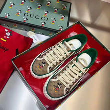 Load image into Gallery viewer, Gucci GG Unisex Disney x Gucci Tennis 1977 Sneaker Web GG Canvas Mickey Mouse