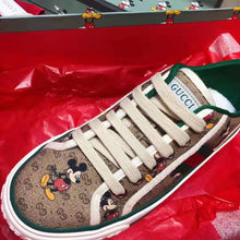 Load image into Gallery viewer, Gucci GG Unisex Disney x Gucci Tennis 1977 Sneaker Web GG Canvas Mickey Mouse