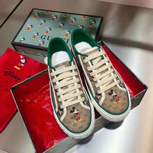 Load image into Gallery viewer, Gucci GG Unisex Disney x Gucci Tennis 1977 Sneaker Web GG Canvas Mickey Mouse