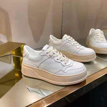 Load image into Gallery viewer, Gucci GG Unisex GG Embossed Sneaker White GG Embossed Leather with Smooth Leather