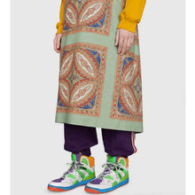 Load image into Gallery viewer, Gucci GG Unisex Gucci Basket Sneaker Lime White Demetra Rubber Interlocking G Patch