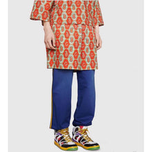 Load image into Gallery viewer, Gucci GG Unisex Gucci Basket Sneaker Red Mesh Rubber Interlocking G Patch Reflective Trim